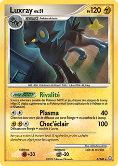 Carte Pokémon Luxray 8/146 de la série Eveil des Légendes en vente au meilleur prix