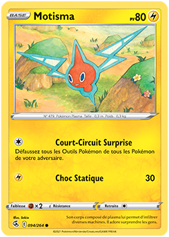 Carte Pokémon Communes Luxray 94/264 de la série Poing de Fusion