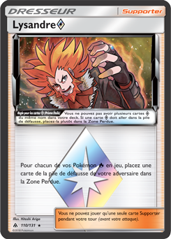 Carte Pokémon Lysandre 110/131 de la série Lumière Interdite en vente au meilleur prix