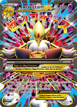 Carte Pokémon M-Alakazam EX 118/124 de la série Impact des Destins en vente au meilleur prix