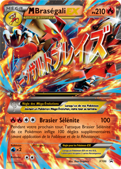 Carte Pokémon M-Braségali EX XY86 de la série Promos XY en vente au meilleur prix