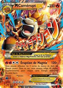 Carte Pokémon Promo M-Camérupt EX XY198 de la série Promos XY