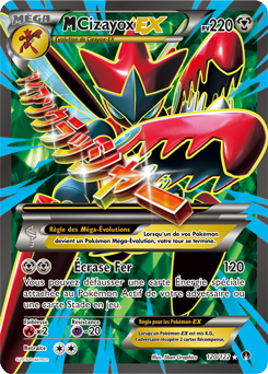 Carte Pokémon M-Cizayox EX 120/122 de la série Rupture Turbo en vente au meilleur prix