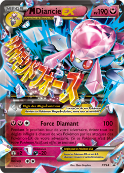 Carte Pokémon Promo M-Diancie EX XY44 de la série Promos XY