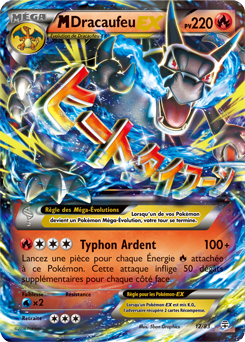 Carte Pokémon Pokémon EX M-Dracaufeu EX 12/83 de la série Générations