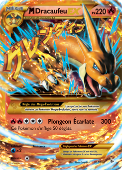 Carte Pokémon M-Dracaufeu EX 107/106 de la série Étincelle en vente au meilleur prix