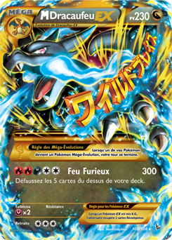 Carte Pokémon M-Dracaufeu EX 108/106 de la série Étincelle en vente au meilleur prix