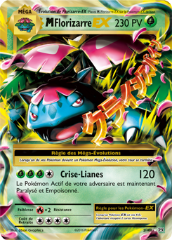 Carte Pokémon M-Florizarre EX 2/108 de la série Évolutions en vente au meilleur prix