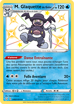 Glaquette de Galar 039/189 EB3 Rare Ténèbres Embrasées NEUF FR Carte Pokémon M 