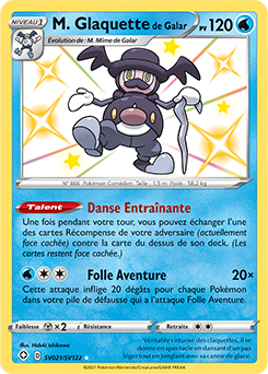 Carte Pokémon M. Glaquette de Galar SV021/SV122 de la série Destinées Radieuses en vente au meilleur prix