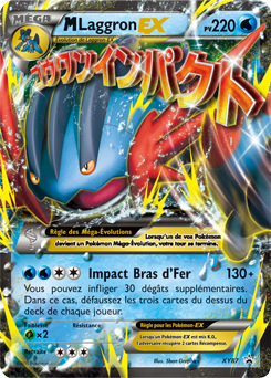 Carte Pokémon Promo M-Laggron EX XY87 de la série Promos XY