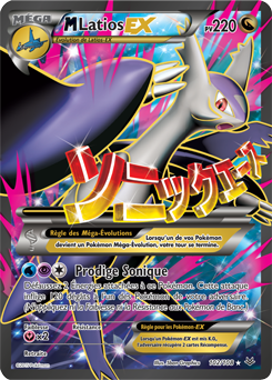 Carte Pokémon M-Latios EX 102/108 de la série Ciel Rugissant en vente au meilleur prix