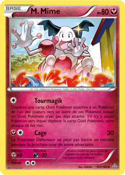 Carte Pokémon Peu commune M. Mime 101/160 de la série Primo Choc