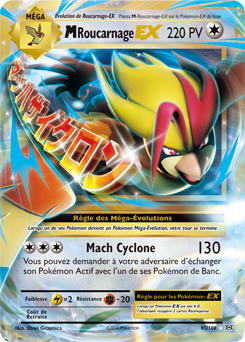 Carte Pokémon M-Roucarnage EX 65/108 de la série Évolutions en vente au meilleur prix