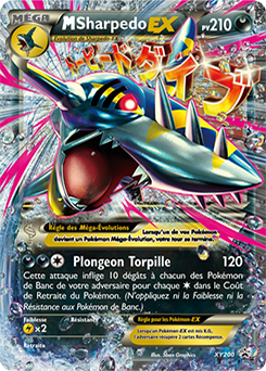 Carte Pokémon M-Sharpedo EX XY200 de la série Promos XY en vente au meilleur prix