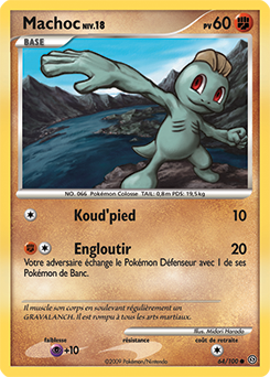Carte Pokémon Commune Machoc 64/100 de la série Tempête