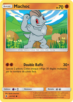 Carte Pokémon Machoc 62/145 de la série Gardiens Ascendants en vente au meilleur prix