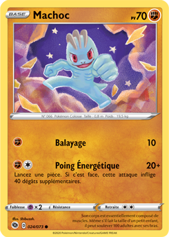 Carte Pokémon Machoc 024/073 de la série La Voie du Maître en vente au meilleur prix