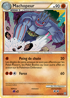 Carte Pokémon Machopeur 40/102 de la série Triomphe en vente au meilleur prix