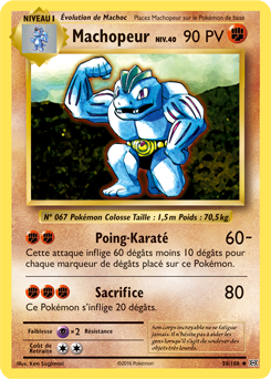 Carte Pokémon Machopeur 58/108 de la série Évolutions en vente au meilleur prix