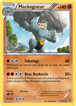 Carte Pokémon Mackogneur 50/101 de la série Explosion Plasma en vente au meilleur prix