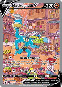 Carte Pokémon Mackogneur V 172/189 de la série Astres Radieux en vente au meilleur prix