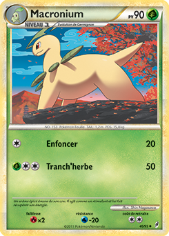 Carte Pokémon Peu commune Macronium 40/95 de la série Appel des Légendes