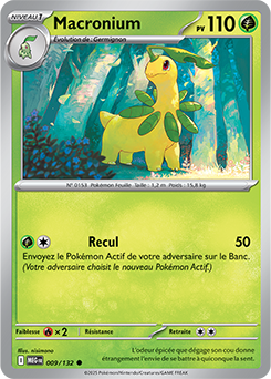 Carte Pokémon Communes Macronium 9/132 de la série Méga-Évolution