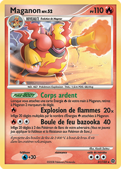 Carte Pokémon Maganon 31/132 de la série Merveilles Secrètes en vente au meilleur prix
