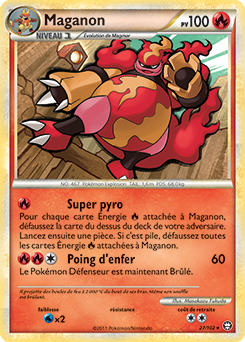 Carte Pokémon Maganon 27/102 de la série Triomphe en vente au meilleur prix