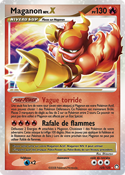 Carte Pokémon Niv. X Maganon NIV.X 123/123 de la série Trésors Mystérieux