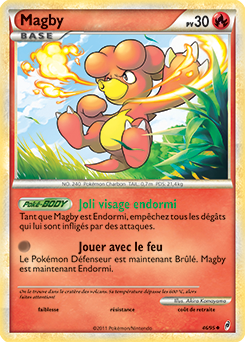 Carte Pokémon Magby 46/95 de la série Appel des Légendes en vente au meilleur prix