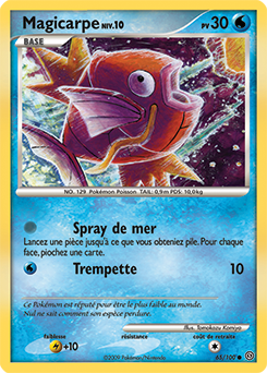 Carte Pokémon Magicarpe 65/100 de la série Tempête en vente au meilleur prix