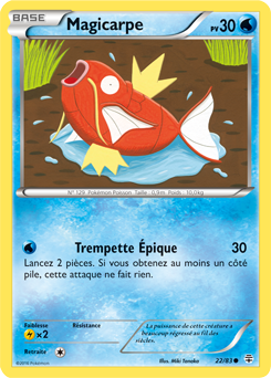 Carte Pokémon Magicarpe 22/83 de la série Générations en vente au meilleur prix