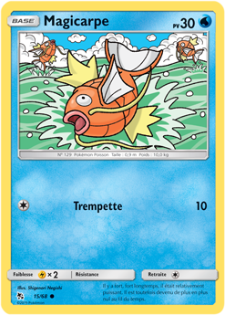 Carte Pokémon Commune Magicarpe 15/68 de la série Destinées Occultes