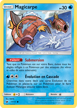 Carte Pokémon Magicarpe 17/111 de la série Invasion Carmin en vente au meilleur prix