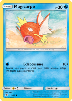 Carte Pokémon Magicarpe 19/70 de la série Majesté des Dragons en vente au meilleur prix