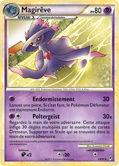 Carte Pokémon Magirêve 28/95 de la série Appel des Légendes en vente au meilleur prix