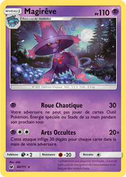 Carte Pokémon Magirêve 40/111 de la série Invasion Carmin en vente au meilleur prix