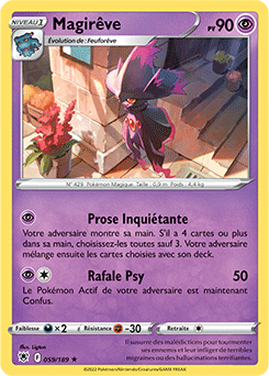 Carte Pokémon Magirêve 059/189 de la série Astres Radieux en vente au meilleur prix