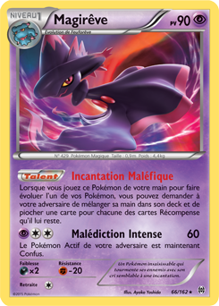 Carte Pokémon Holographique Rare Magirêve 66/162 de la série Impulsion Turbo