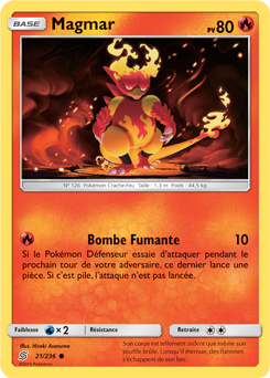 Carte Pokémon Commune Magmar 21/236 de la série Harmonie des Esprits