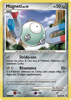 Carte Pokémon Magnéti 87/130 de la série Diamant & Perle en vente au meilleur prix