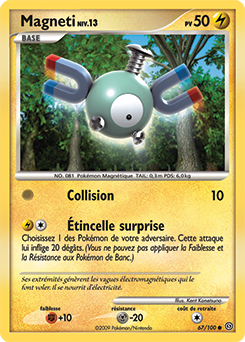 Carte Pokémon Magneti 67/100 de la série Tempête en vente au meilleur prix