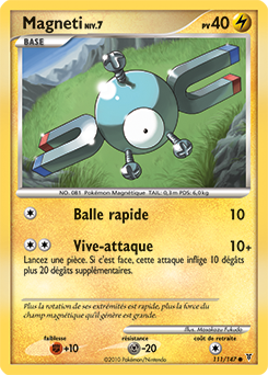 Carte Pokémon Magneti 111/147 de la série Vainqueurs Suprêmes en vente au meilleur prix