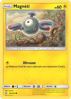 Carte Pokémon Commune Magnéti 58/236 de la série Harmonie des Esprits