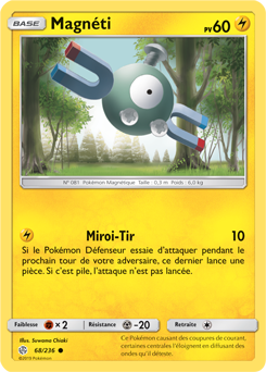 Carte Pokémon Magnéti 68/236 de la série Éclipse Cosmique en vente au meilleur prix