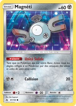 Carte Pokémon Magnéti 81/156 de la série Ultra Prisme en vente au meilleur prix