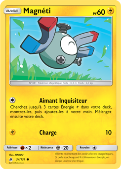 Carte Pokémon Magnéti 34/131 de la série Lumière Interdite en vente au meilleur prix