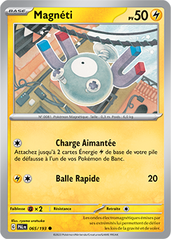Carte Pokémon Communes Magnéti 065/193 de la série Évolutions à Paldea